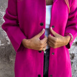 VIONNE | HOODIE JACKET WITH BUTTONS
