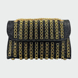 Laviera - Chic Chain Colored Diamond Shoulder Bag