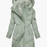ARTEMIS | ELEGANT QUILTED HOODED COAT