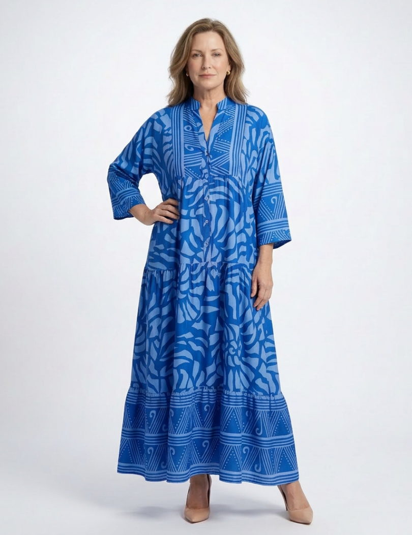 Marielle | Button Front Midi Dress